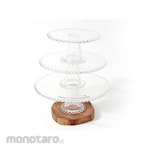 VICENZA Plate Crystal Three Tier (Piring Susun)