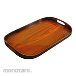 Hashimoto Tatsunosuke Kougei Tray Teaka Length with Handle Hole (Nampan)