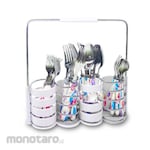 Oxone Cuterly Set Stainless 24pcs Bubble