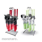 Oxone Cutlery Set 20pcs with Chrome Stand