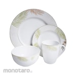 Delicia Dining Set Porcelain Palm Leaf (Perlengkapan Makan)