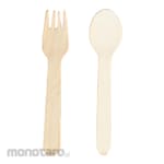 Non Brand Sendok Garpu Kayu Steril Set