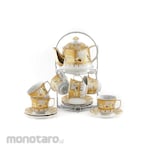 VICENZA Perlengkapan Minum Teh Segi Delapan