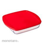 O'CUISINE Square Dish with Plastic Lid