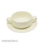 Delicia Mangkuk Sup Keramik Dengan Saucer