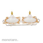 VICENZA Piring Kecil Cekung dengan Tutup Kerucut