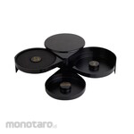 JIWINS 3 Compartment Glastainless Steel Rimmer