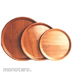 KWI Tray Wooden Round (Nampan Kayu)