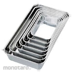 TRUSCO Tray Stainless Steel Long Tapered Type (Nampan)