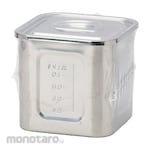 AG (AKAGAWA KIBUTSU INDUSTRIAL) 18-8 Deep Corner Kitchen Pot with Scale
