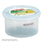 Lion Star Natural Sealware Round Transparent (Toples Wadah Plastik)