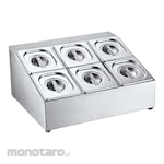 MUTU Condiment Dispenser Tempat Bumbu Dapur 2 Kolom 3 Baris