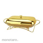 Oxone Food Warmer Gold Oblong
