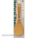 YANAGI PRODUCTS Natural Heart + Soot Bamboo Rice Scoop