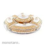 VICENZA Buffet Dessert with Rotating Wheel (Meja Prasmanan)