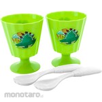 Green Leaf Gelas dan Sendok Anak PIXIE