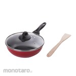 Supra Stir Pan +Glass Lid+Wooden Spt