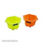 Lucky Star Pot Bunga Segi 6 Mini