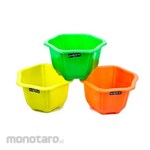 Lucky Star Pot Bunga Segi 6