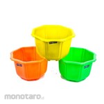 Lucky Star Pot Bunga Segi 8