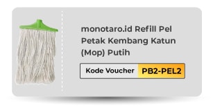 monotaro.id Refill Pel Kembang Katun (Mop) Putih 1pc