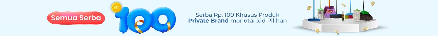 Serba 100 Rupiah Produk Private Brand mnotaro.id