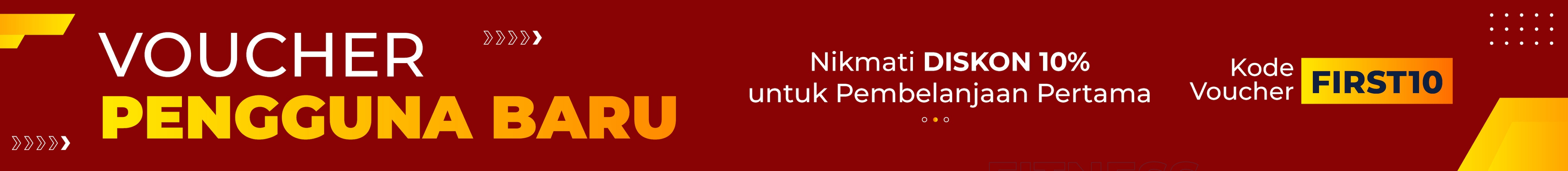 Voucher FIRST10 diskon 10%