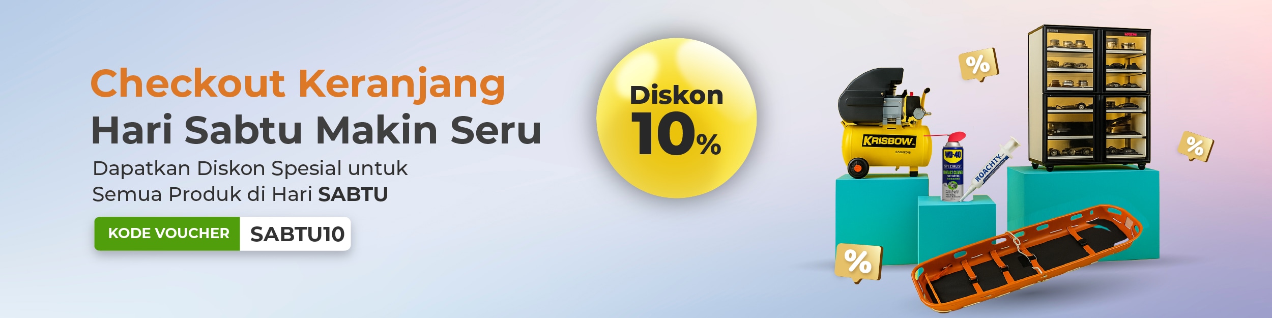 Sabtu hemat Diskon 10%
