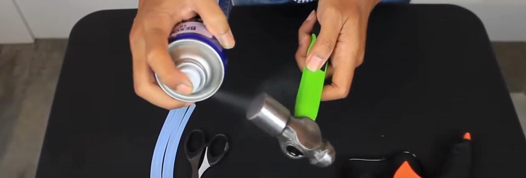 Cara Mudah Membuat Palu Karet DIY dari Hot Glue dan Magnet