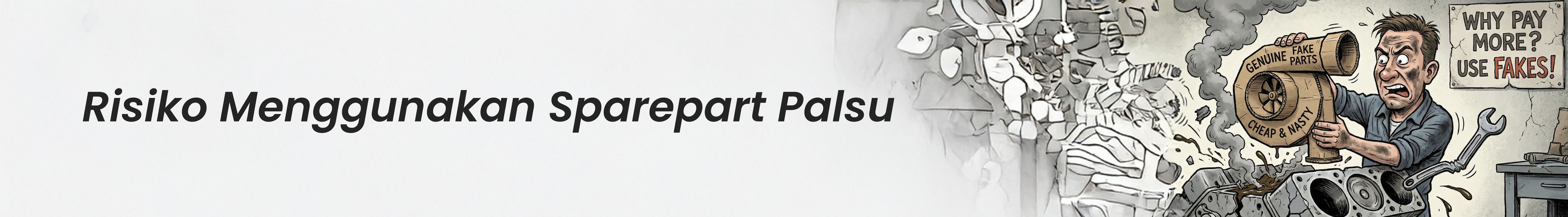 risiko sparepart palsu