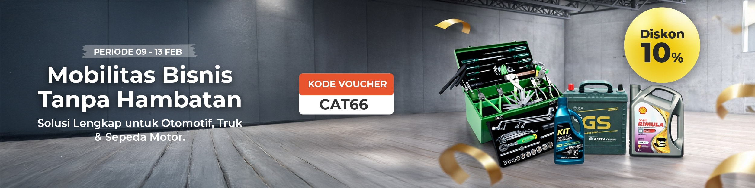 Voucher Diskon Untuk Kategori Pilihan