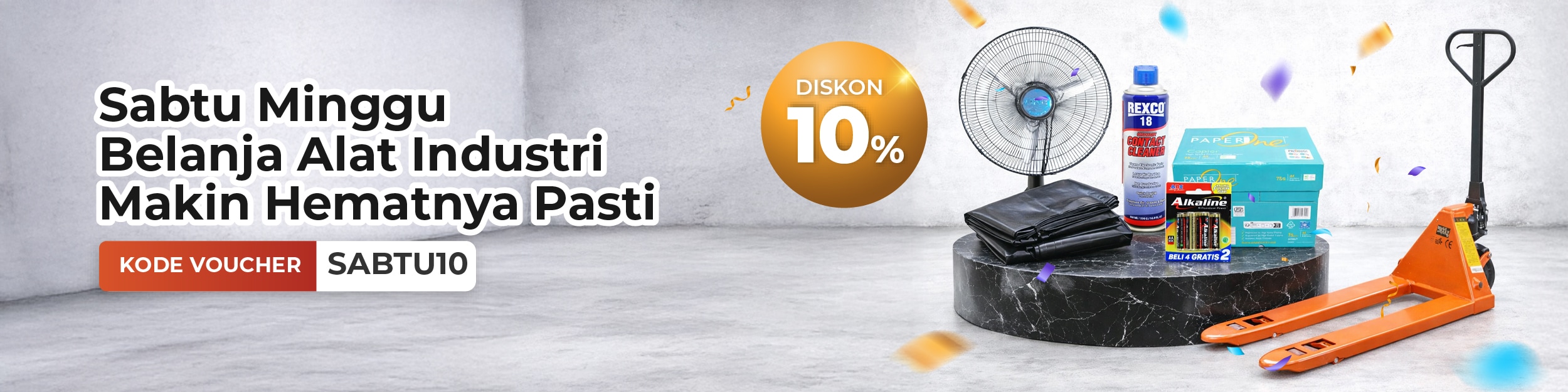 Sabtu hemat Diskon 10%