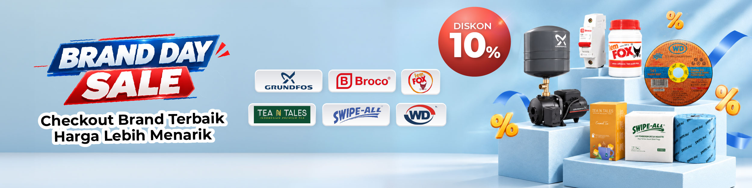 Diskon 10% Brand Pilihan