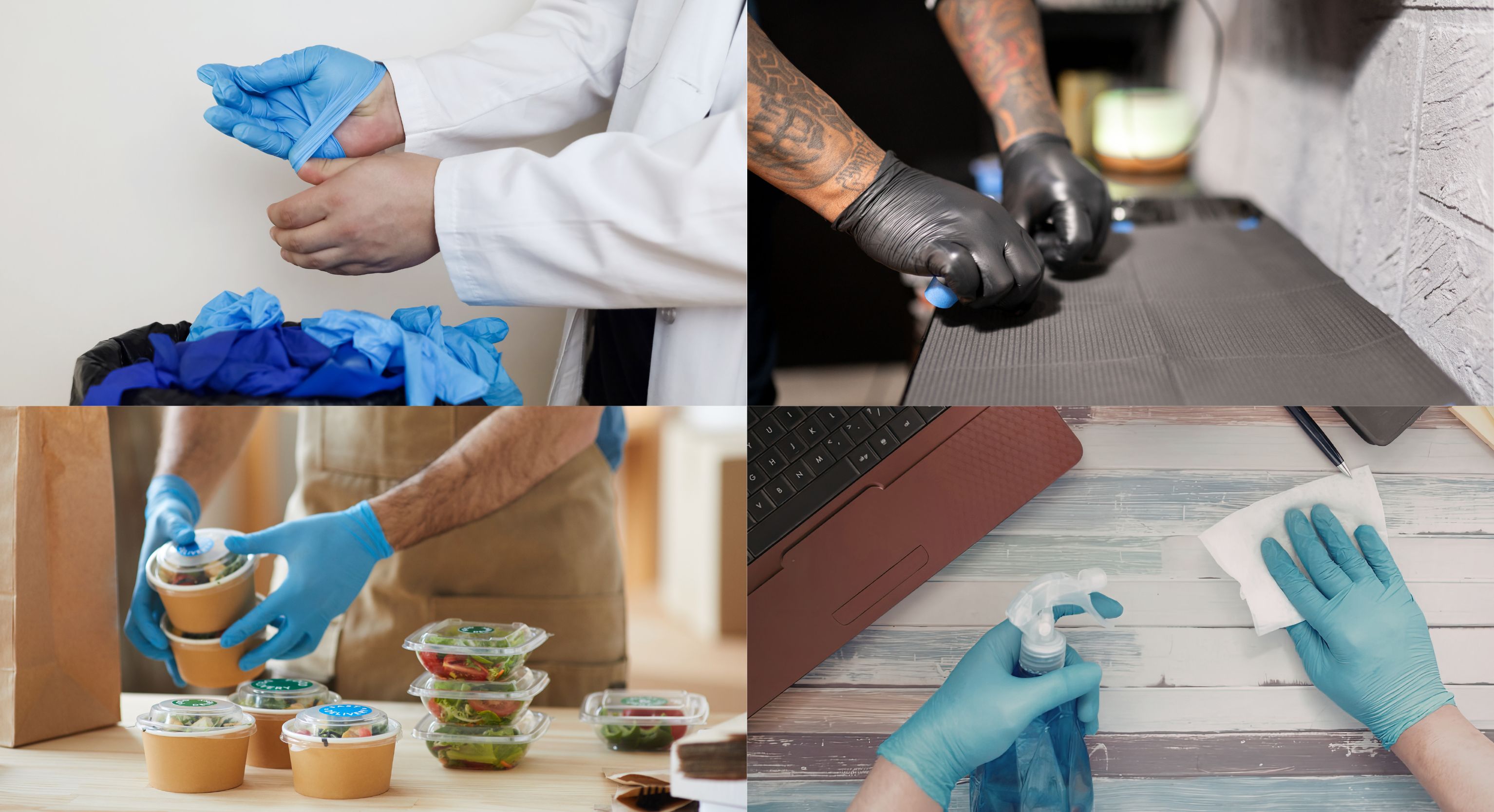 berbagai industri dispo nitrile glove