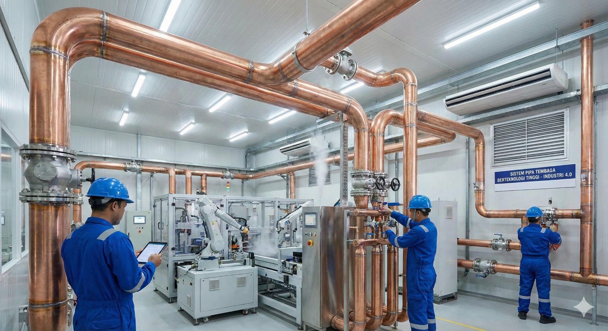 Kegunaan Pipa Tembaga (Copper Pipe) untuk Industri: Dari HVAC hingga Medis