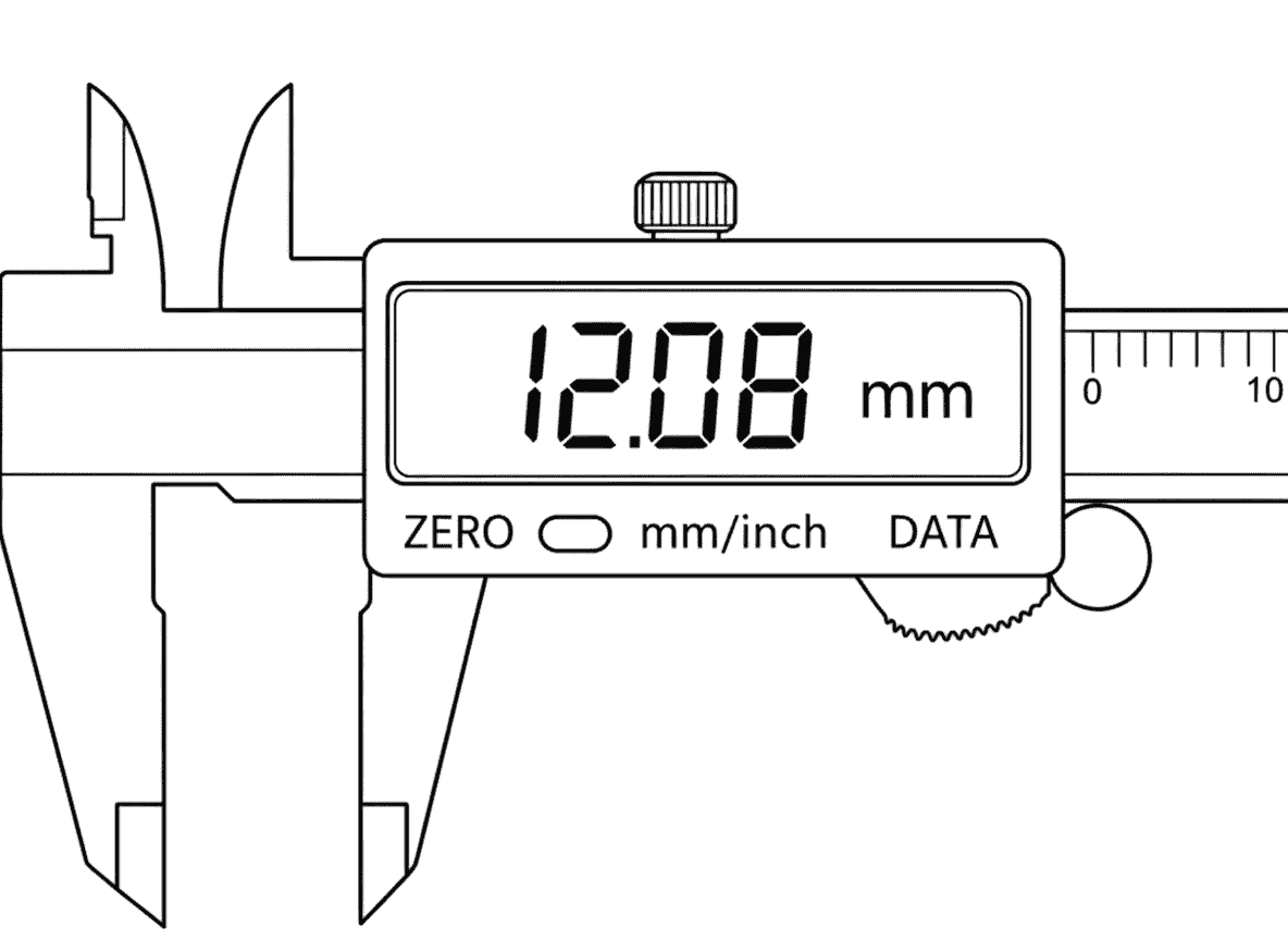 Pengukuran Digital Caliper