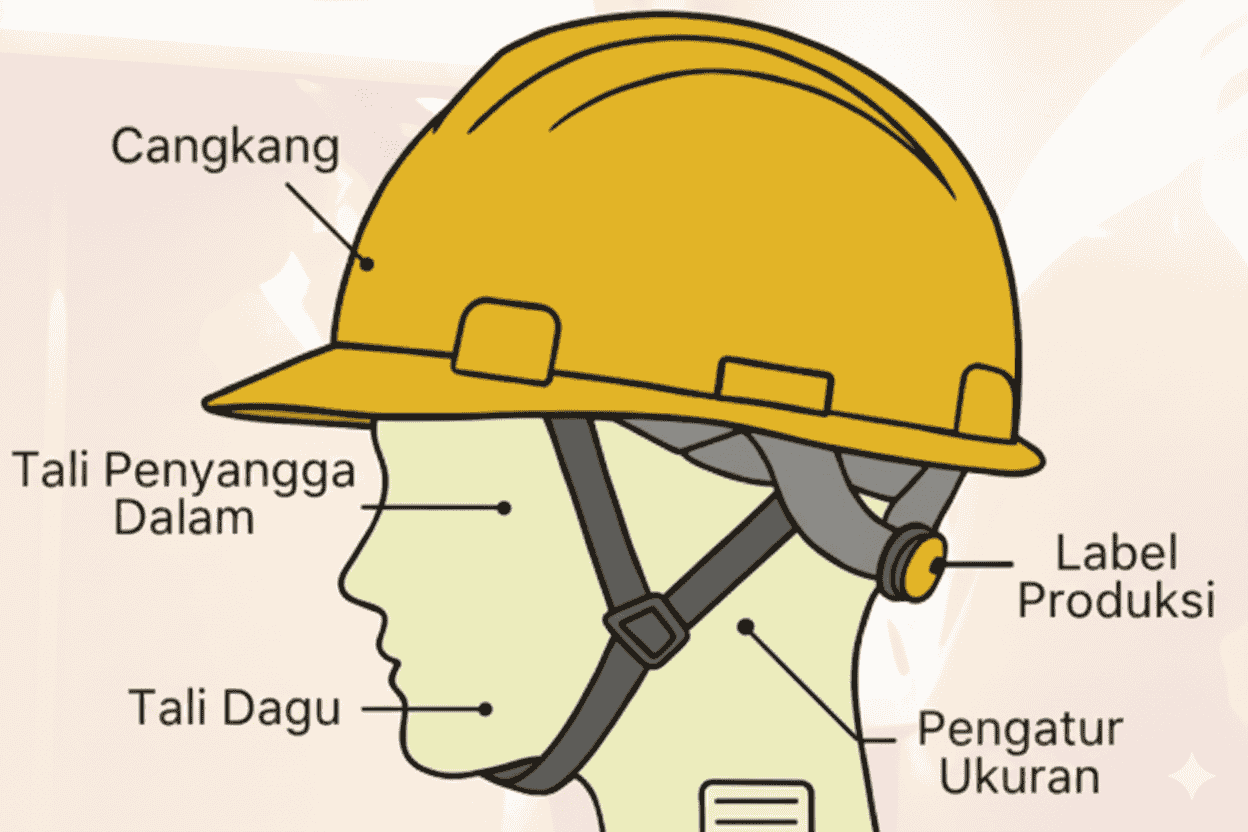 Gambar Bagian Helm Safety