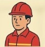 Helm Merah