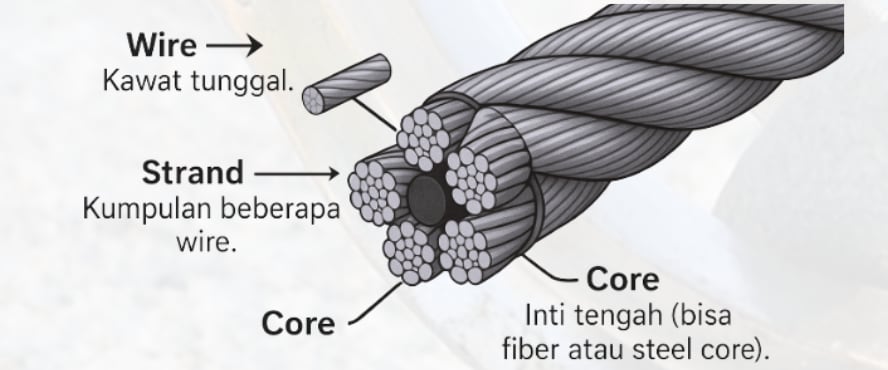 Struktur Wire Rope