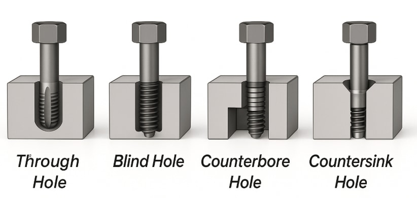 jenis lubang tapping