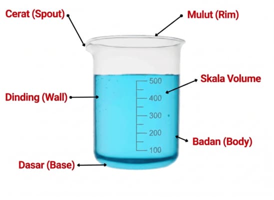 Bagian-Bagian Beaker Glass