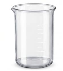 Periksa beaker sebelum digunakan