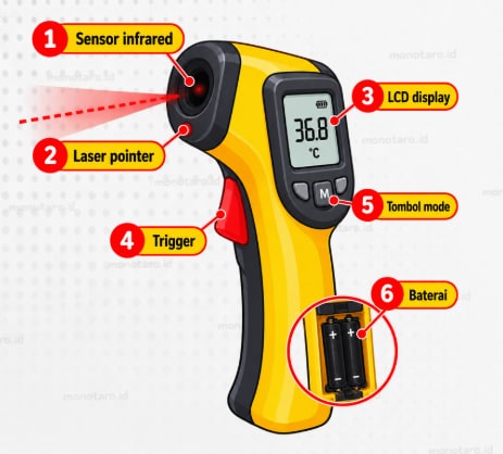 bagian bagian thermometer
