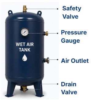 wet air tank